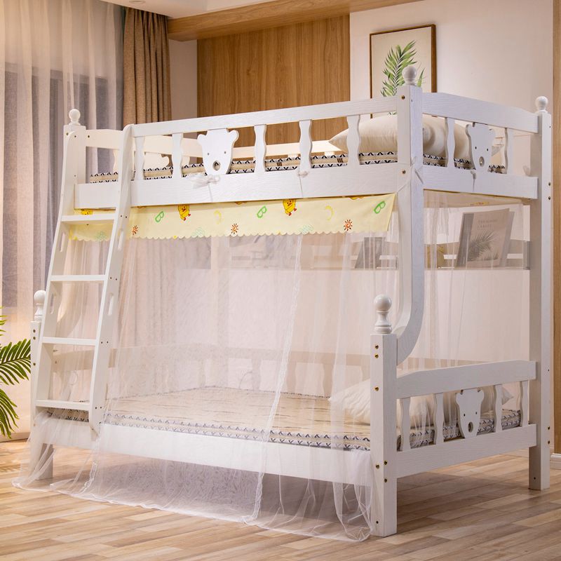 子母床蚊帐上下铺1.5m梯形1.2m高低床1J.35米双层儿童床家用上下