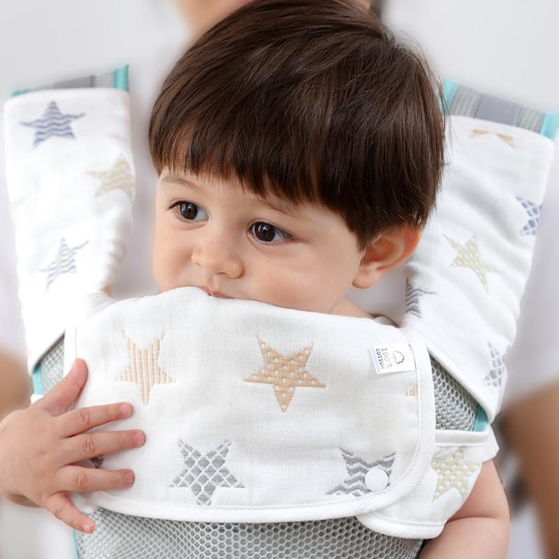 2023新款新生儿婴儿口水巾宝宝口水围兜抱婴袋幼儿儿童吃饭围兜兜