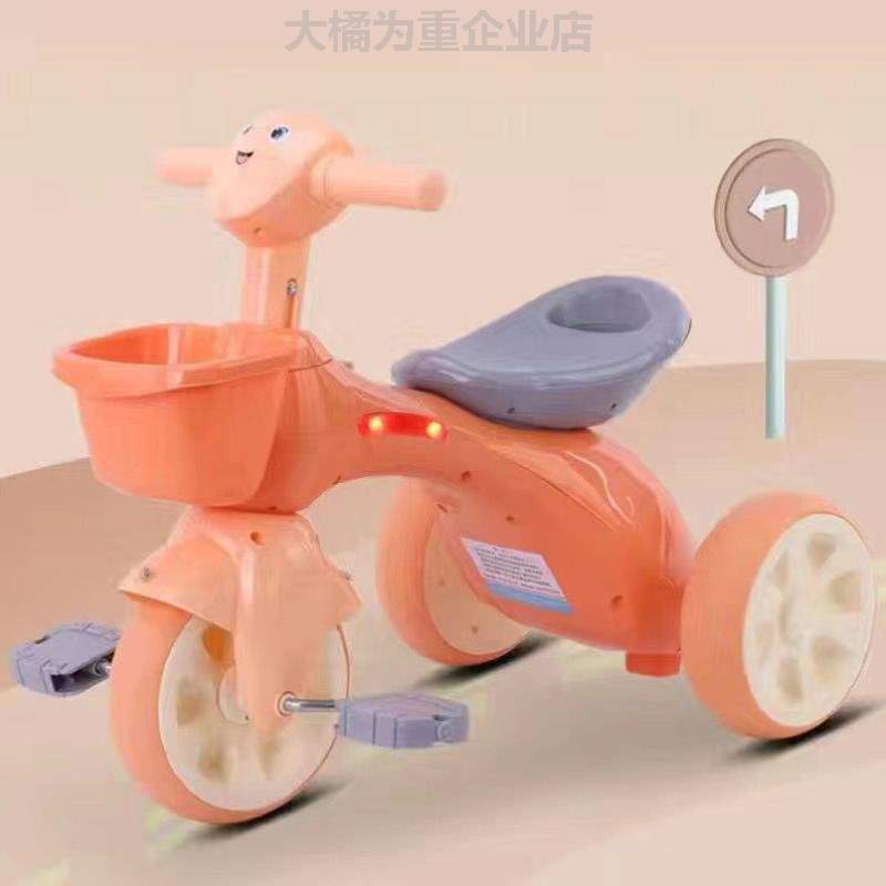 推车轻便一岁自行车车童车小孩玩具!车宝脚踏车可3坐推遛儿童娃1