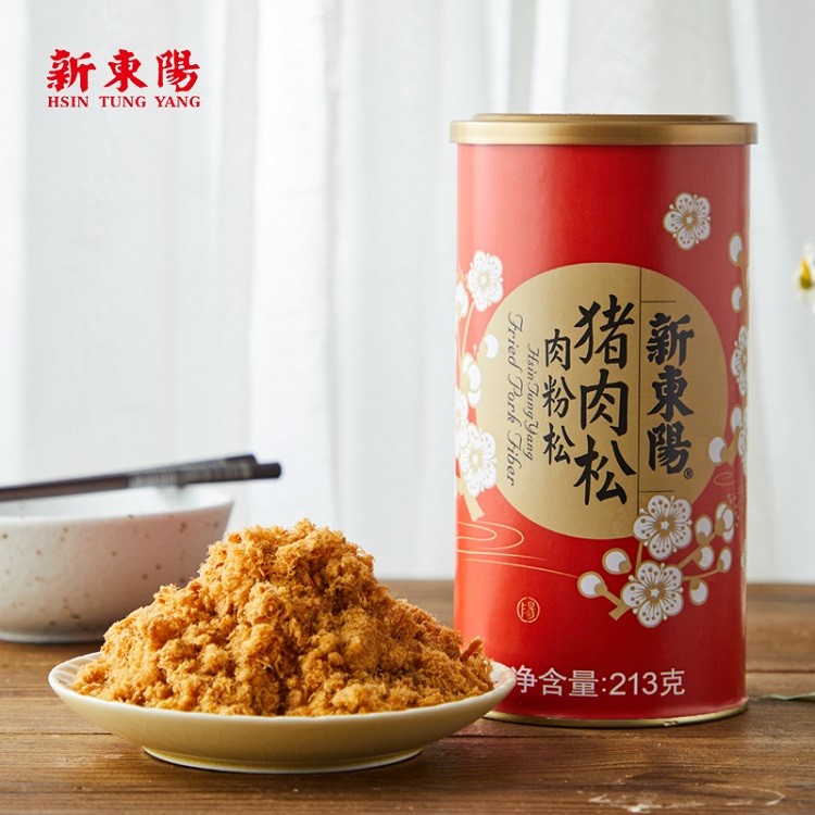 台湾风味新东阳儿童肉松原味海苔芝麻拌饭配粥猪肉酥宝宝辅食罐装