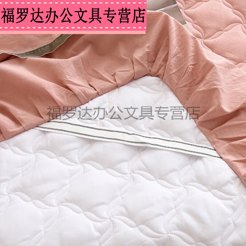 床罩床裙床裙单件加厚夹棉床罩床裙款纯色床裙罩浅|