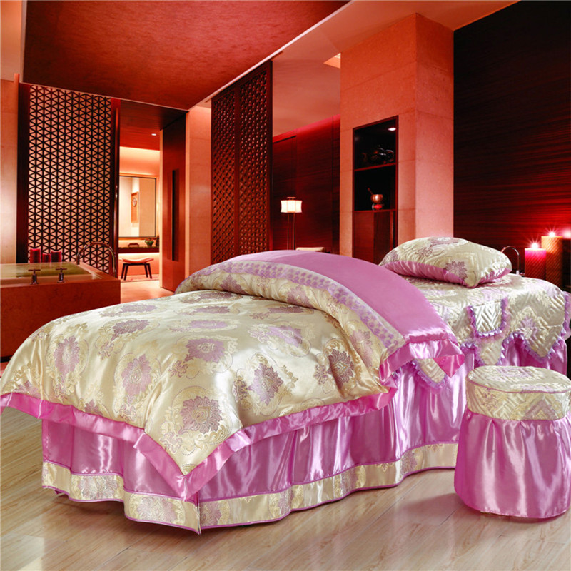 清仓价欧式美容床罩高档美容美体按摩院通用四件套多功能床罩特价