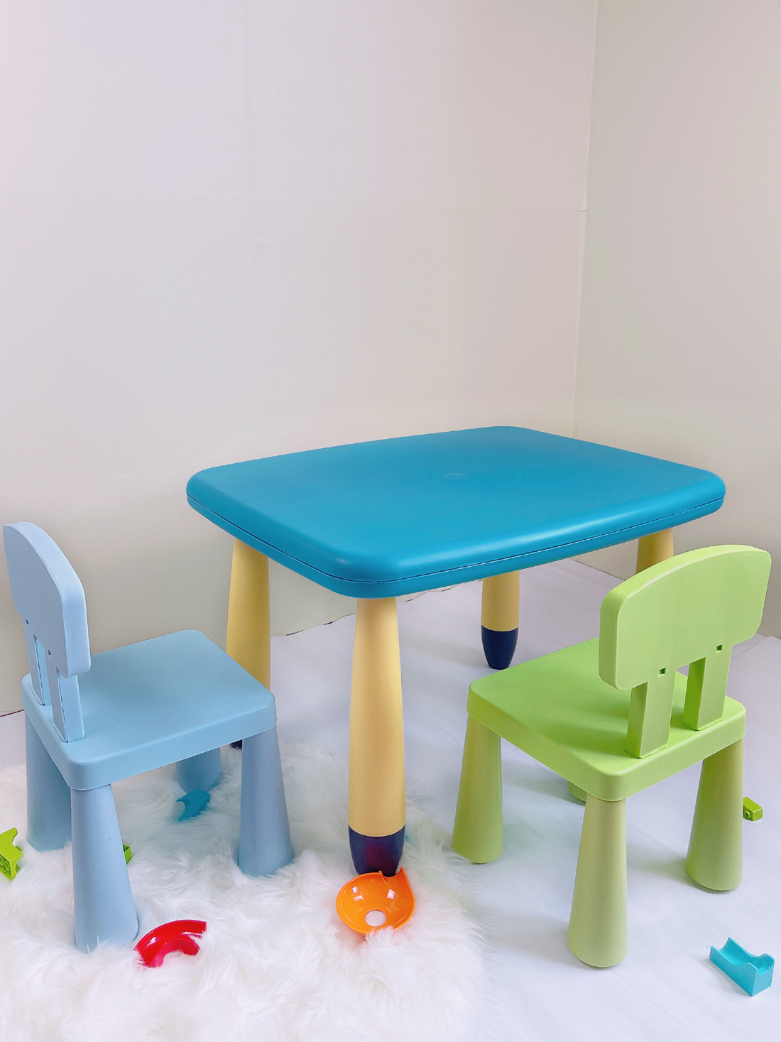 新品儿童桌椅早教桌椅宝宝幼儿园学习小桌椅玩具游戏桌加厚