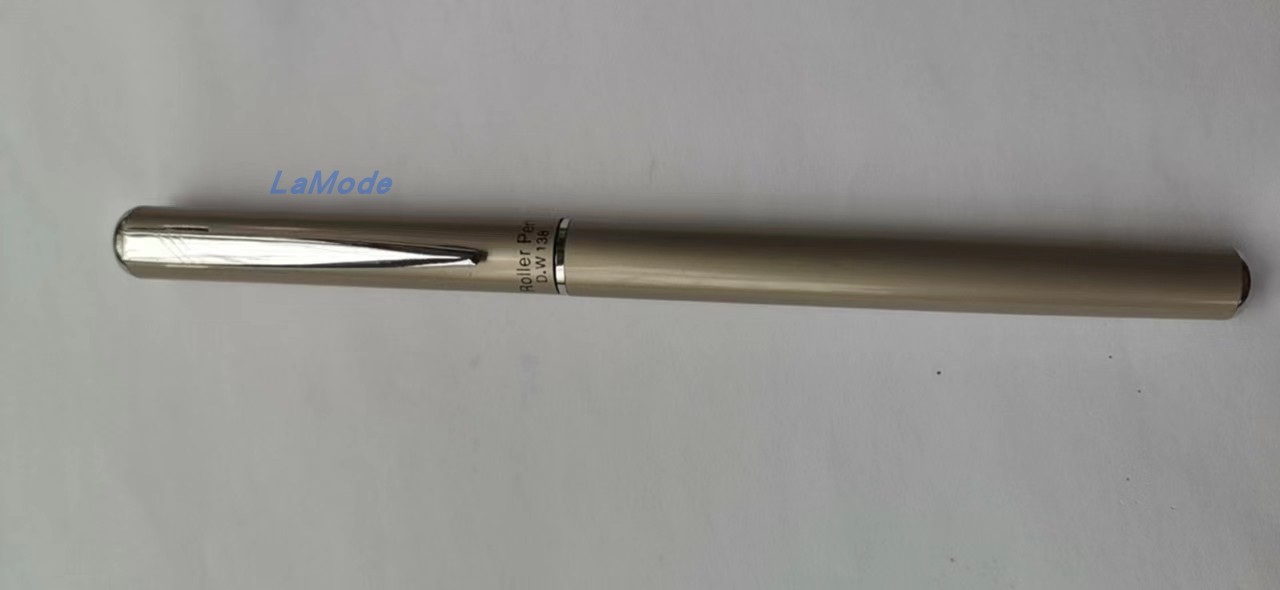 德文138全金属杆宝珠笔/碳素墨水签字笔/0.5子弹头商务黑色墨水笔