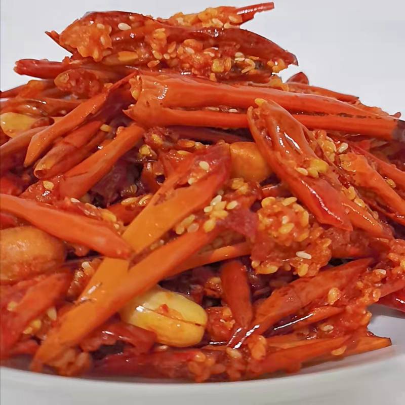 贵州遵义土特产油炸商用香辣椒酥脆萝卜干油辣椒酱拌面解馋小零食