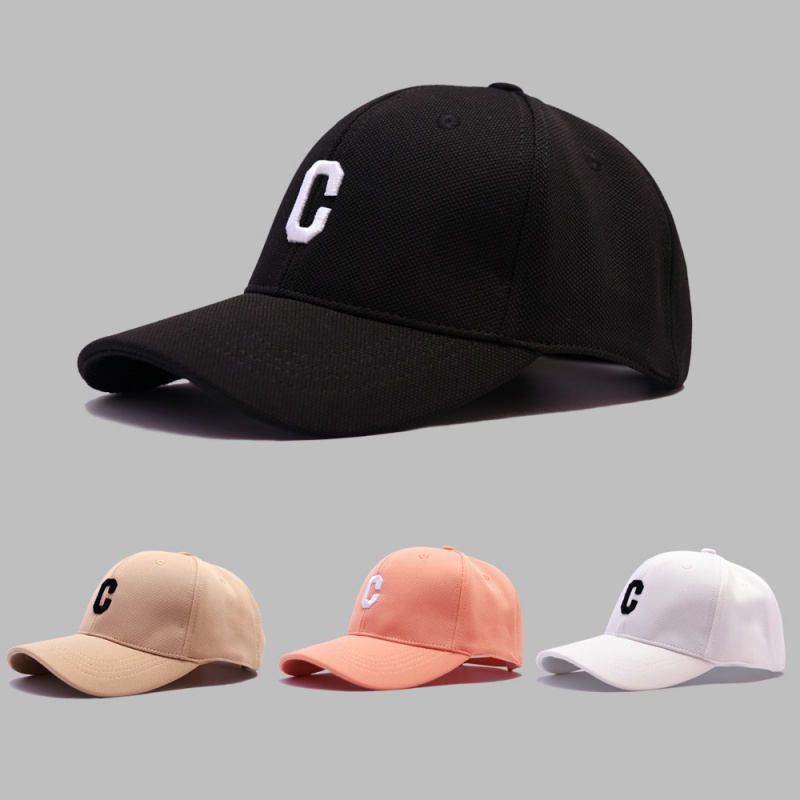 四季款百搭棒球帽字母刺绣男女款鸭舌帽时尚百搭户外运动棒球帽
