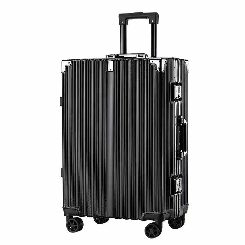 高档威尔斯堡罗品牌铝框拉杆箱密码箱旅行箱行李箱20寸登机箱静音