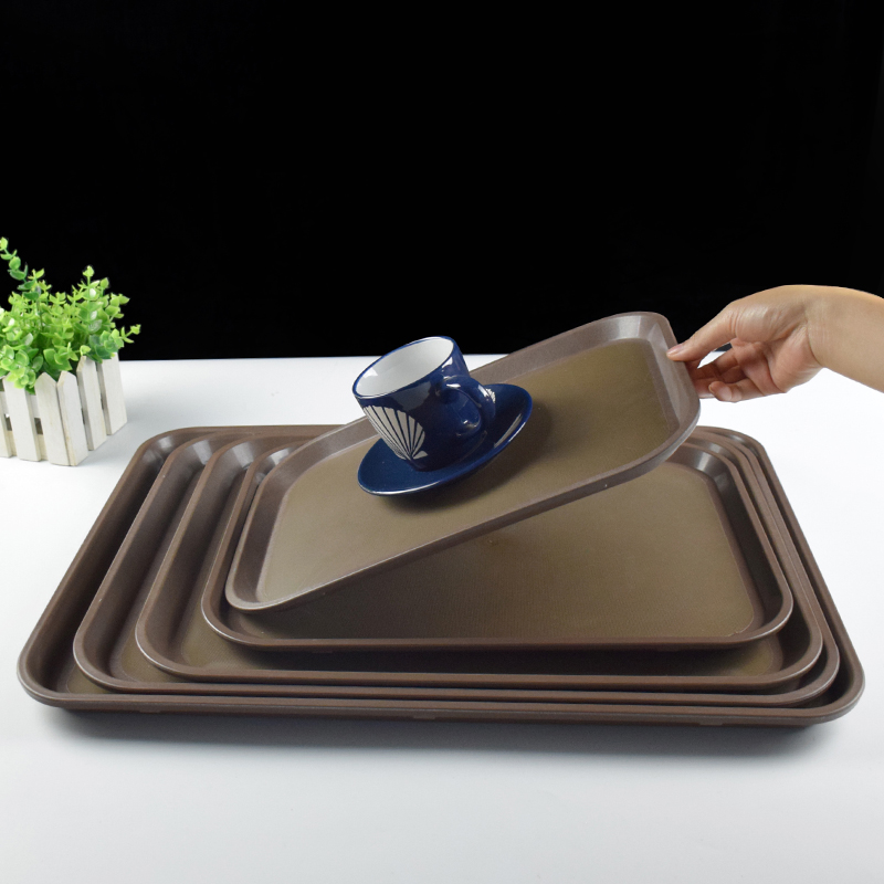 上菜传菜托盘带盖透明保温食品盖防尘罩餐厅月子会所塑料防滑餐盘