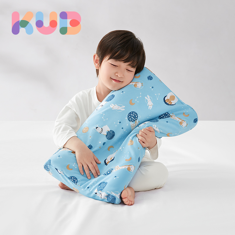 KUB可优比婴儿枕头套宝宝定型枕透气全棉纱布枕套儿童专用柔软