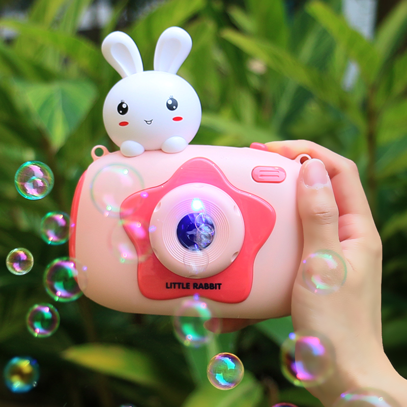 泡泡机全自动新网红爆款电动吹泡泡照相机小兔子儿童玩具女孩男孩