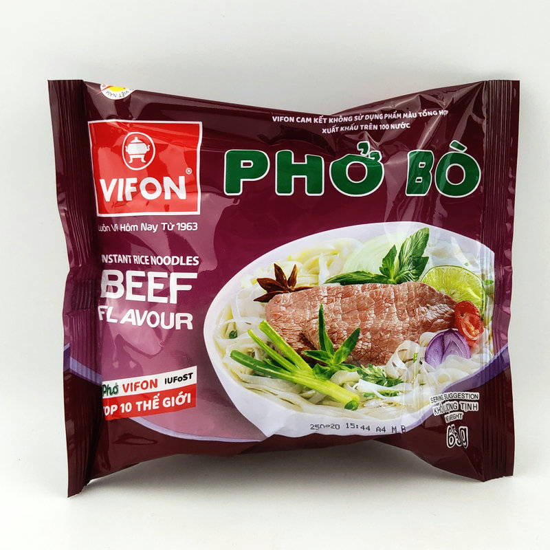 越南原装代购vifon牛肉味鸡肉味河粉65克/包（65克*30包）整箱