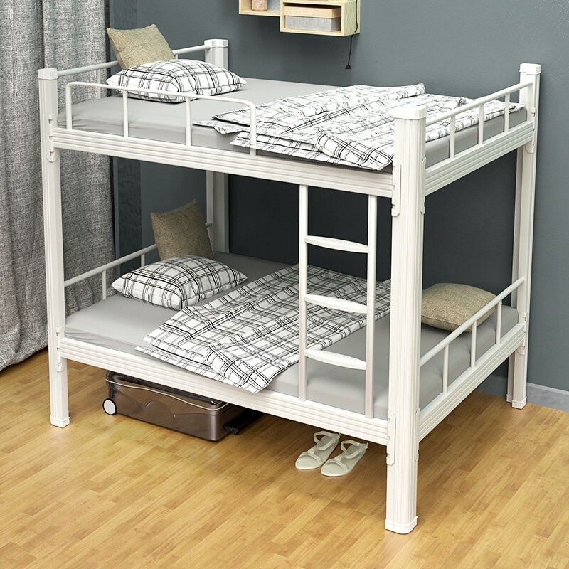 钢制双层床上下铺高低床子母床双层儿童床学生宿舍床公寓床铁艺床
