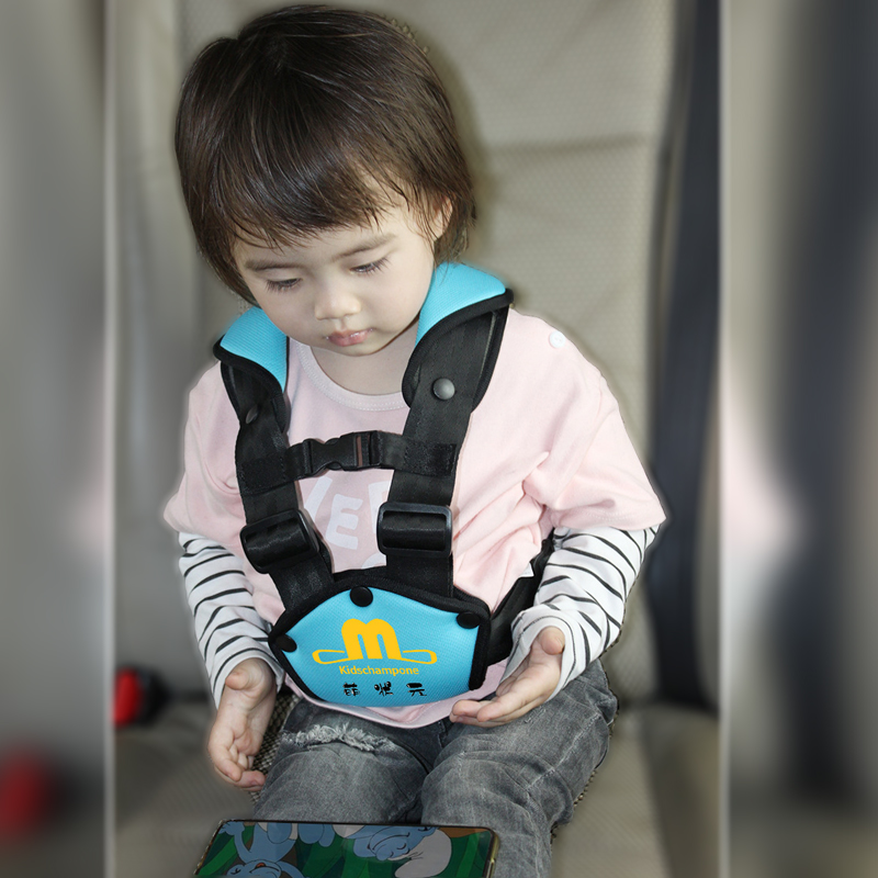 简易儿童座椅汽车用安全带宝宝车载便携式小孩可躺充气床睡觉神器