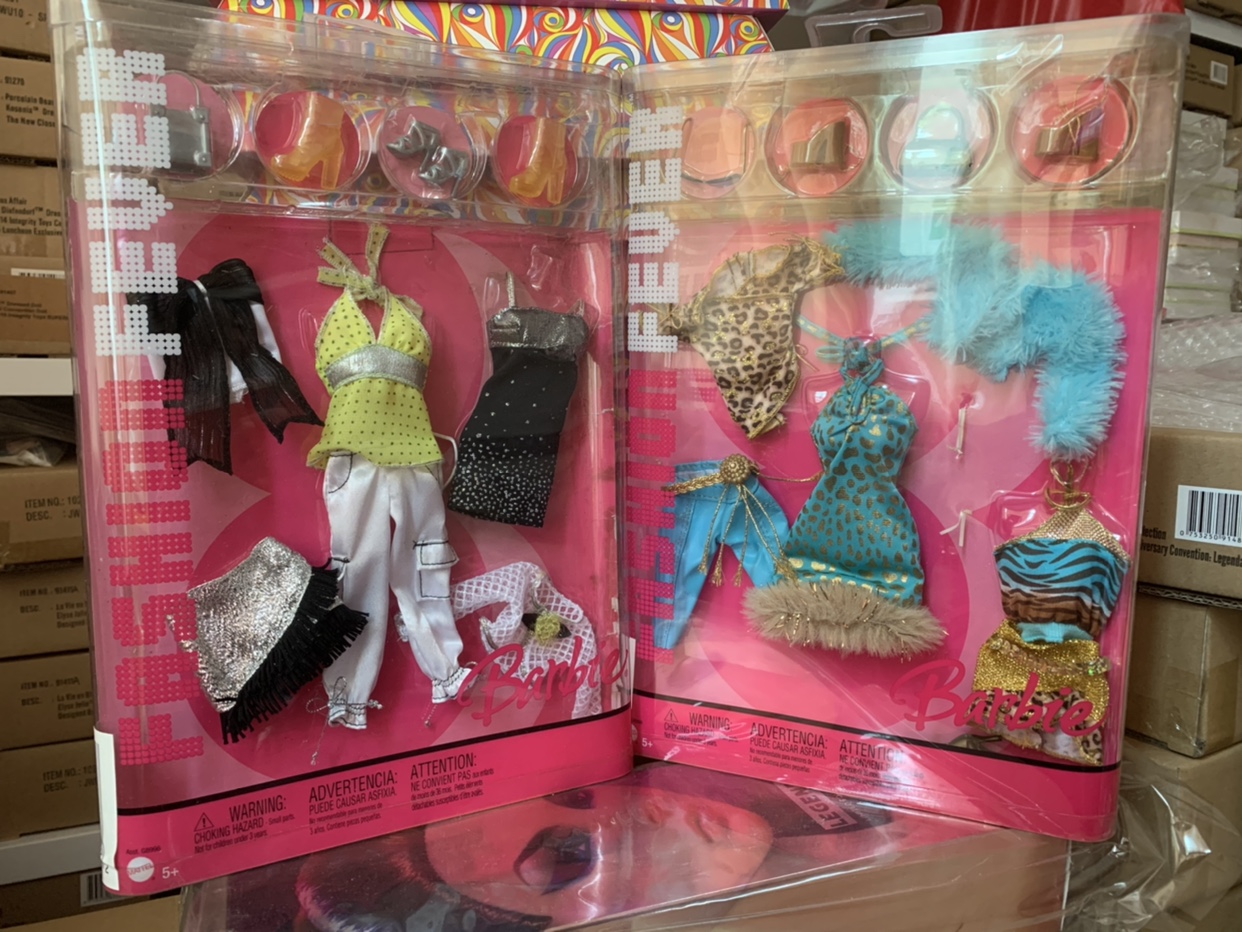 Barbie Fashion Fever 绝版时尚狂热芭比娃娃休闲娃衣套装礼盒