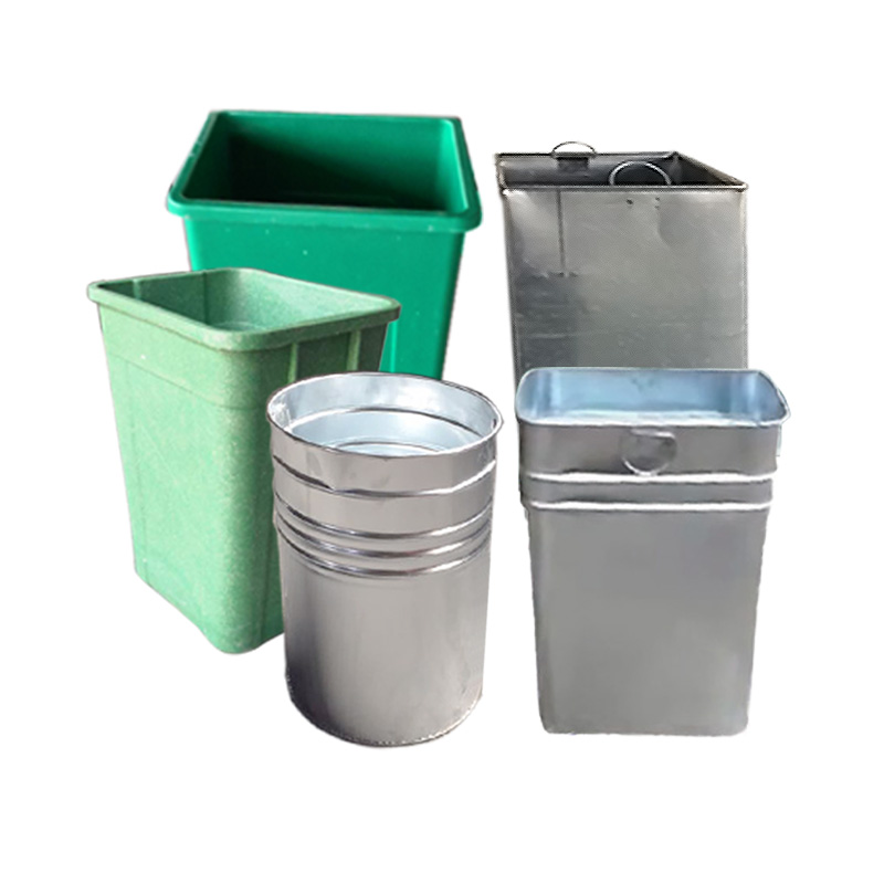 垃圾桶配件塑料定制不锈钢内胆镀锌铁皮玻璃钢户外大号垃圾箱内桶