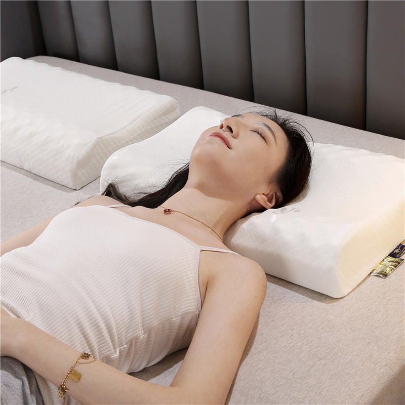 DH乳胶枕护颈椎助眠枕芯一对装太空记忆枕学生枕家用枕头芯子儿童