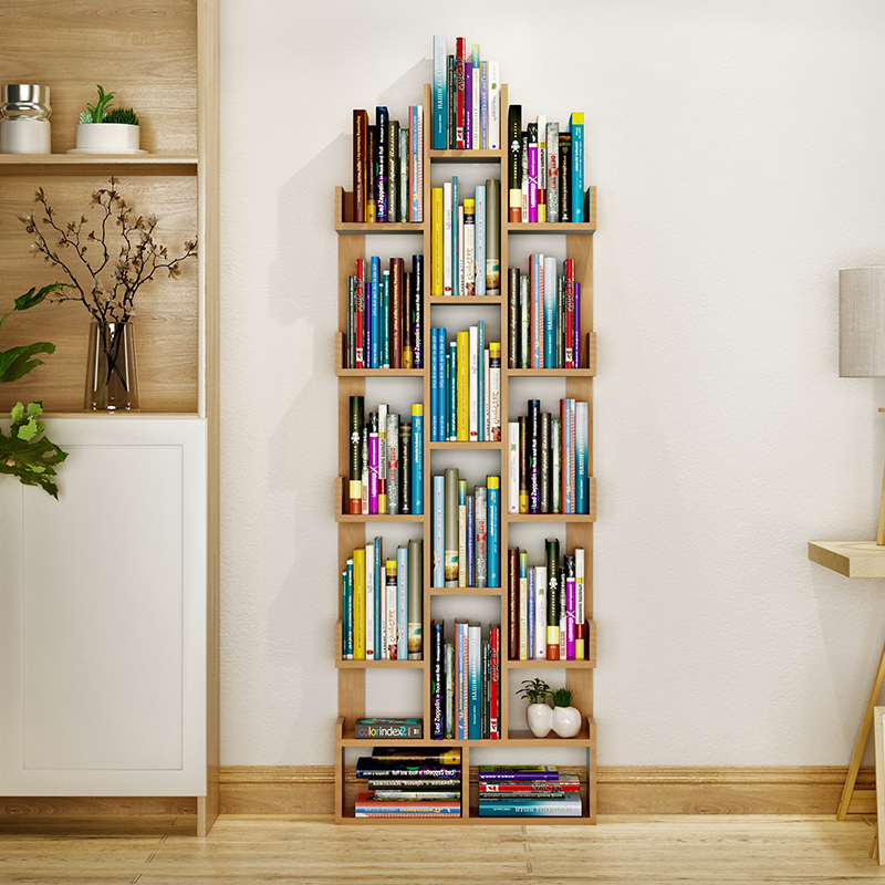 儿童书架现代简约风简易落地多层创意家用置物架客厅小书柜