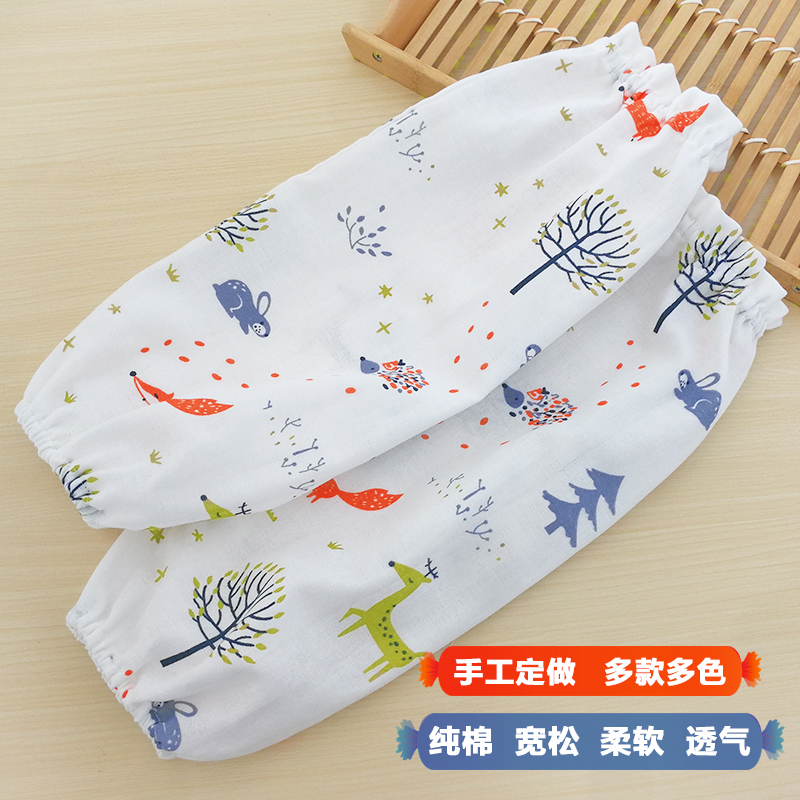 夏季纯棉纱布防晒喂奶护袖套婴儿哺乳手臂枕垫宝宝防痱子喂奶套袖