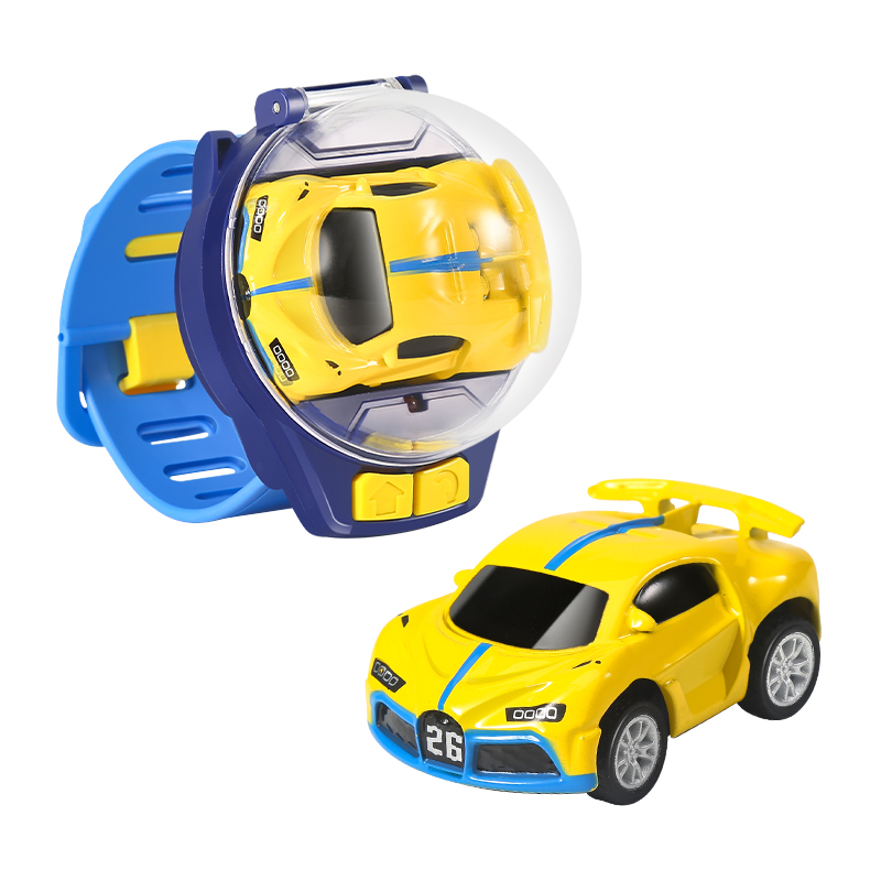 黑科技手表遥控小汽车迷你合金赛车男孩电动儿童玩具车生日礼物