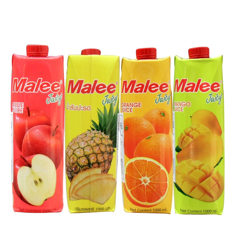 泰国进口饮料 玛丽MALEE果汁饮品1L橙汁果汁儿童大瓶浓缩饮料整箱