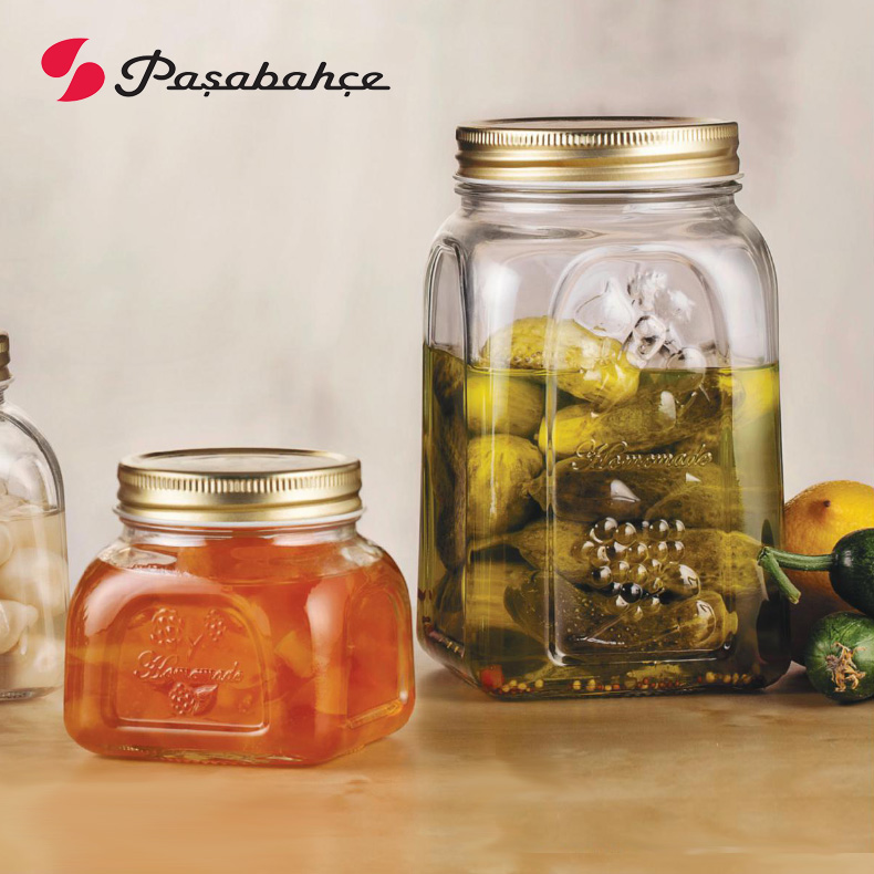 帕莎帕琦进口复古玻璃密封罐土耳其有盖储物罐瓶玻璃罐子果酱瓶