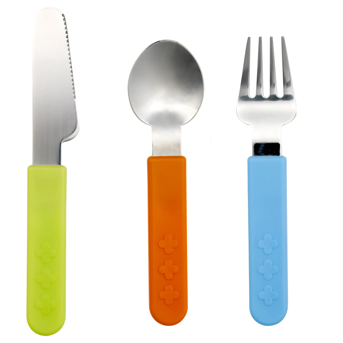 IKEA宜家 斯玛卡 刀叉金属餐具儿童餐具刀 勺子叉   3件套