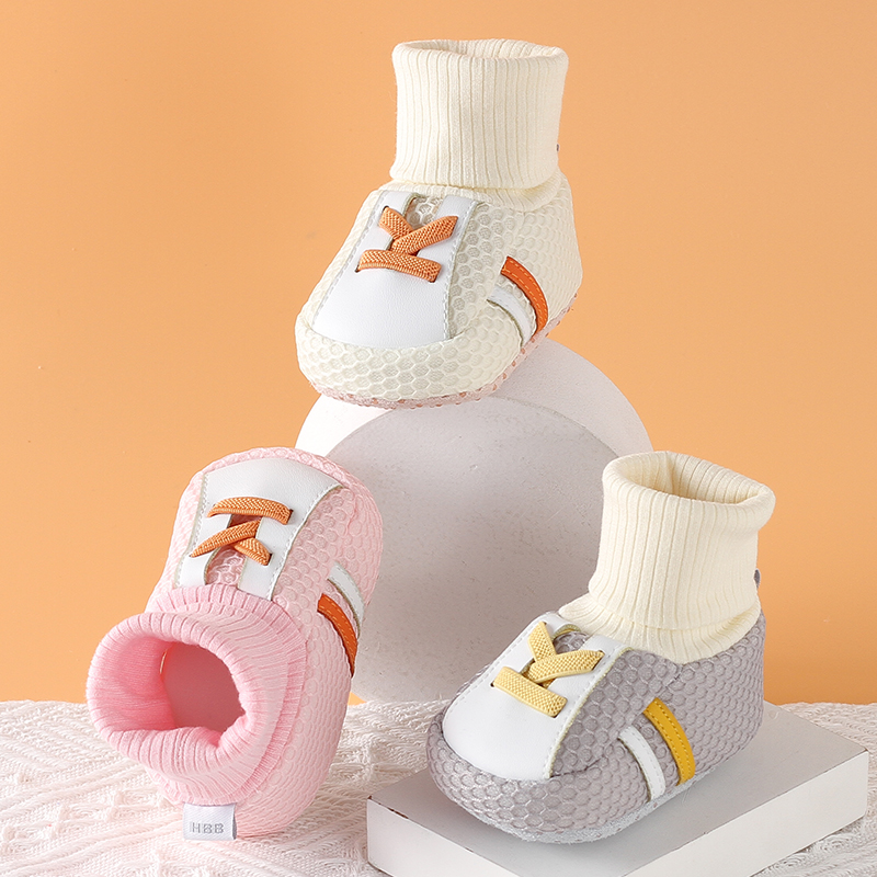 宝宝鞋袜春秋3-6个月休闲软底鞋0-1岁运动新生儿防滑软底步前鞋子
