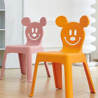 加厚儿童椅子小凳子幼儿园靠背椅宝宝餐椅塑料小椅子家用防滑板凳