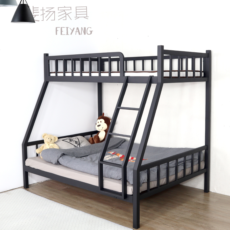 高品质上下床双层床儿童高低床子母床小户型上下床铺铁艺床无甲醛