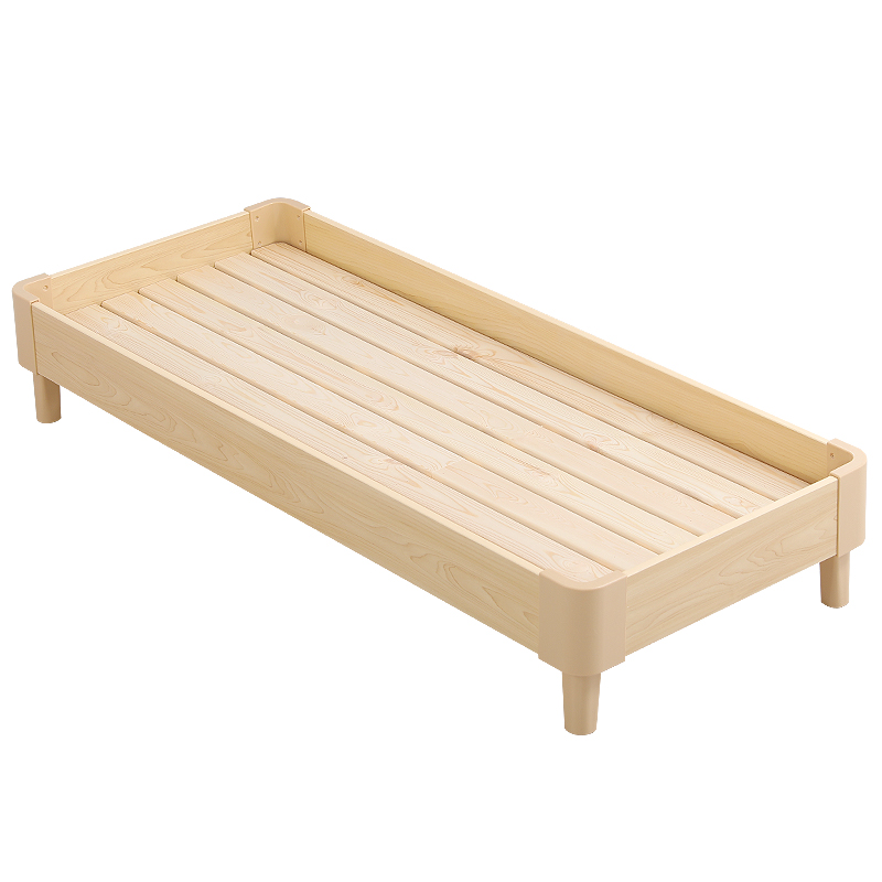 幼儿园小床午睡床儿童床实木叠叠床小孩单人午休专用床托管床木床