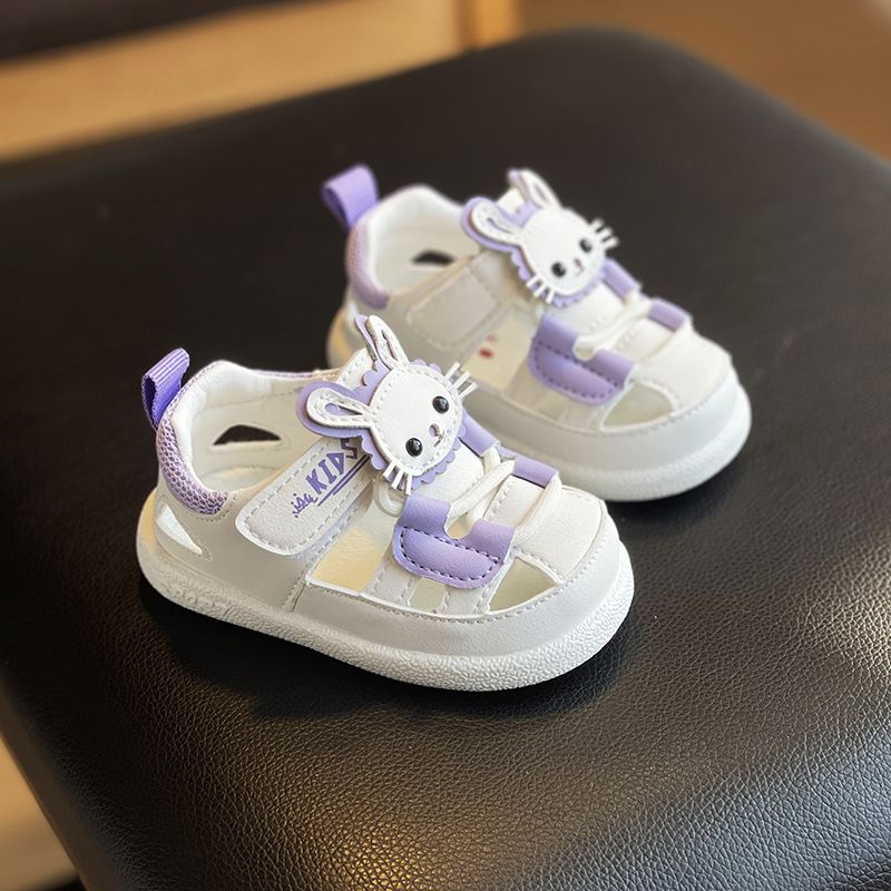 巴拉巴拉夏季新款婴儿鞋超软潮款包头凉鞋宝宝鞋女童公主超轻卡通