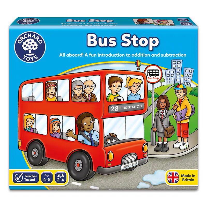 现货英国Orchard Toys公交巴士站多人桌游儿童益智启蒙亲子礼物