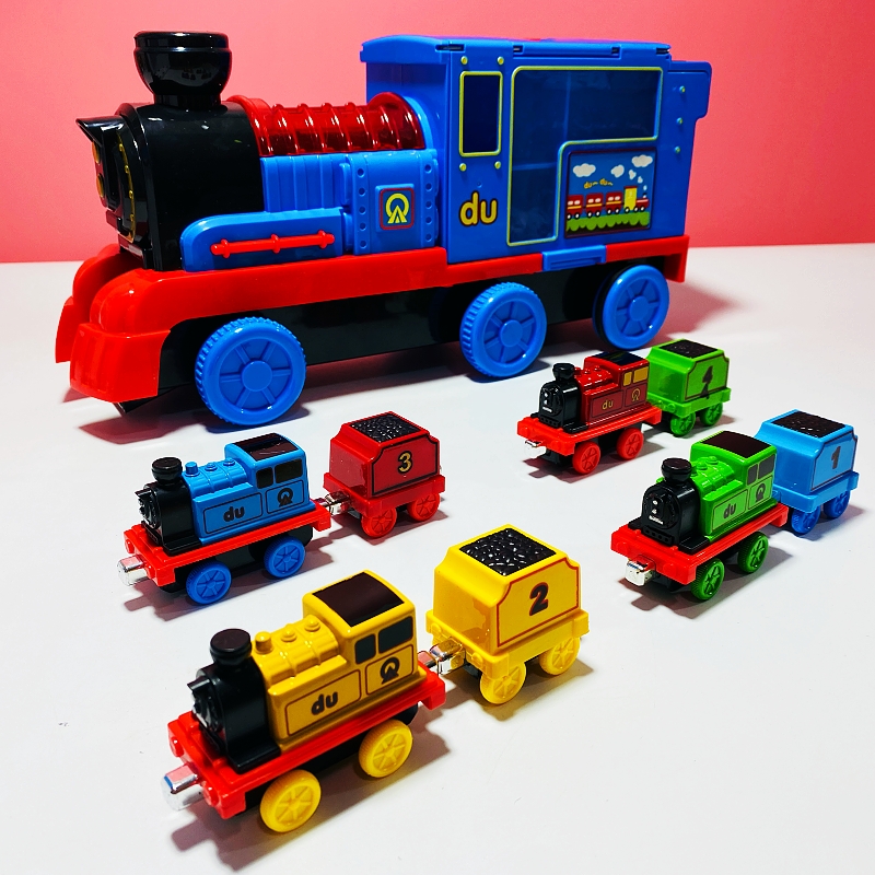 大号宝乐星火车头套装2岁3-6宝宝益智合金小火车汽车模型男孩玩具