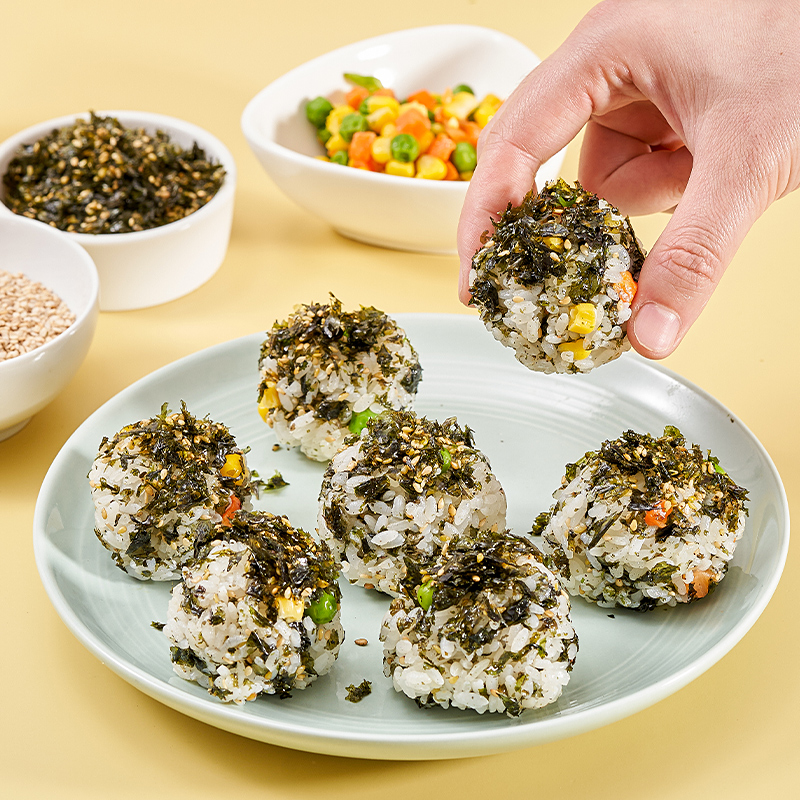 每果时光芝麻海苔碎拌饭材料500g寿司饭团食材儿童零食无添加紫菜