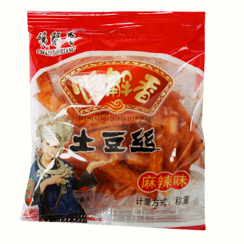 贵州特产零食小吃开阳馋解香土豆丝网红麻辣马铃薯条香辣洋芋丝