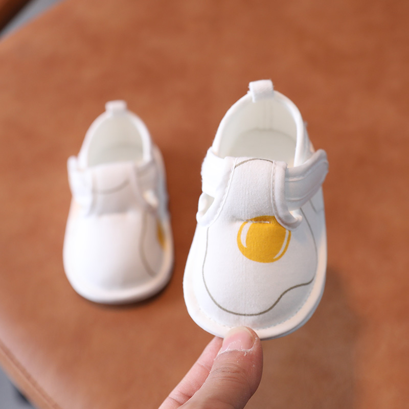 婴儿鞋布鞋步前软底学步鞋春秋季男女宝宝护脚防掉鞋1岁5-7-9个月
