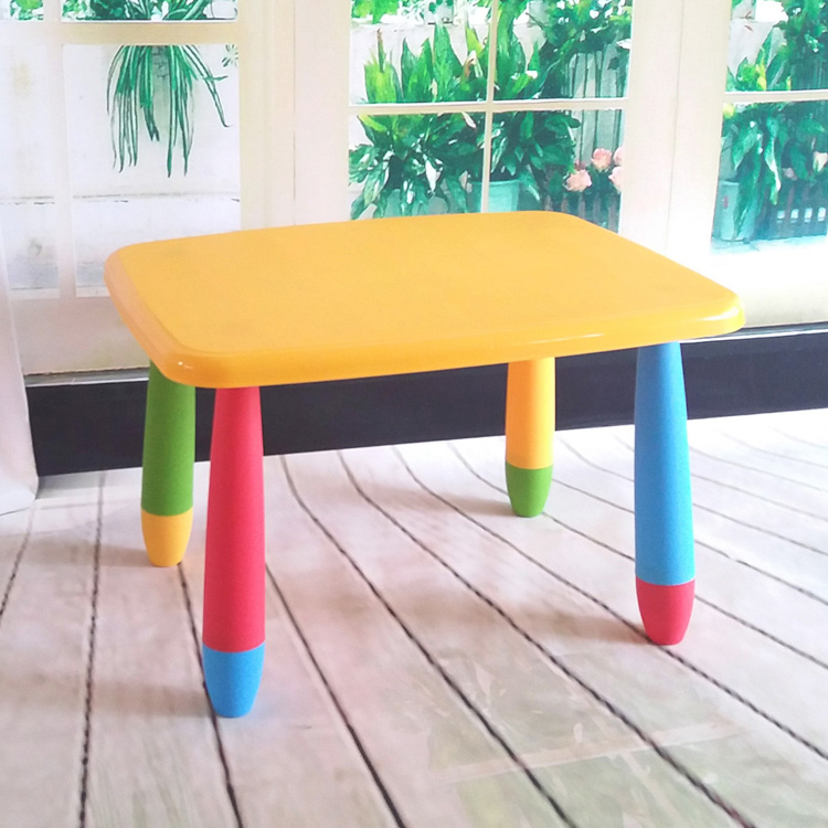 儿童桌椅幼儿园桌椅宝宝桌学习桌书桌塑料桌子 卡通加厚长方桌