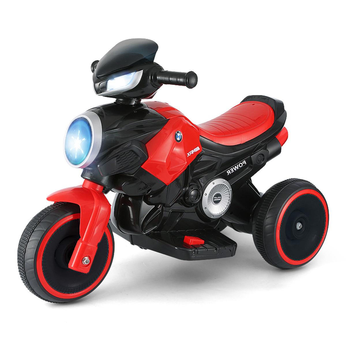 正品锋达儿童电动摩托车三轮车可坐人充电瓶男女幼儿宝宝小孩玩具
