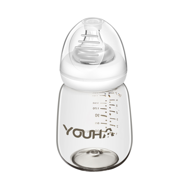 优合宽口径PP奶瓶手动电动吸奶器适用存奶瓶宝宝耐摔防摔防胀气