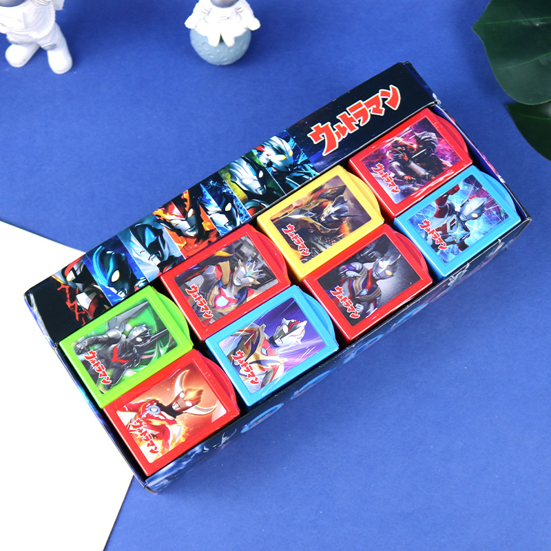多款奥特曼魔术盒造型橡皮擦小学生儿童可爱文具玩具礼物奖品包邮