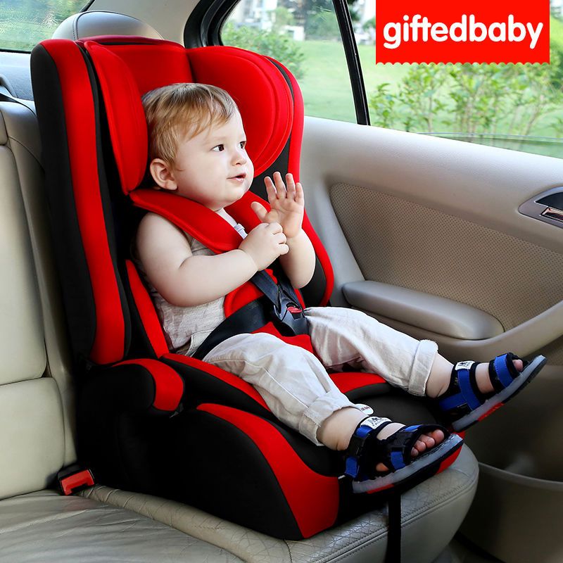 儿童安全座椅汽车用9个月-12岁婴儿宝宝小孩车载简易便携式坐椅用