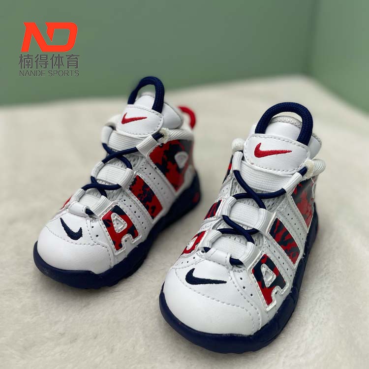楠得体育 Nike Air more uptempo 婴童缓震篮球鞋 CZ7887-100