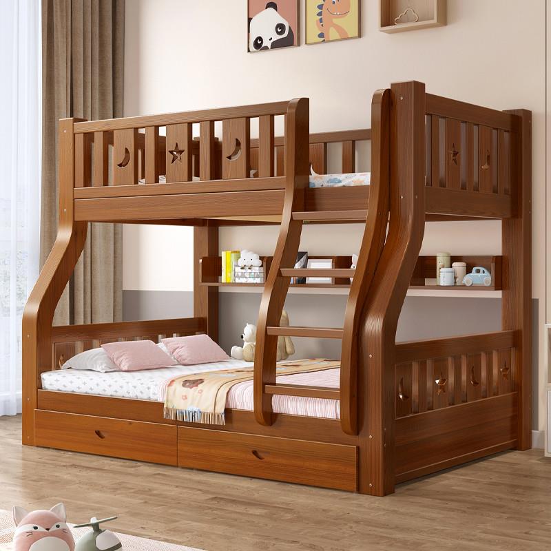 全实木上下床双层床上下铺木床高低床子母床成人儿童床小户型厂家