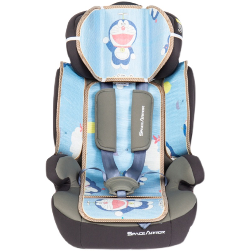 宝宝儿童安全座椅凉席垫夏季通用透气冰丝竹藤席婴儿汽车座椅凉垫