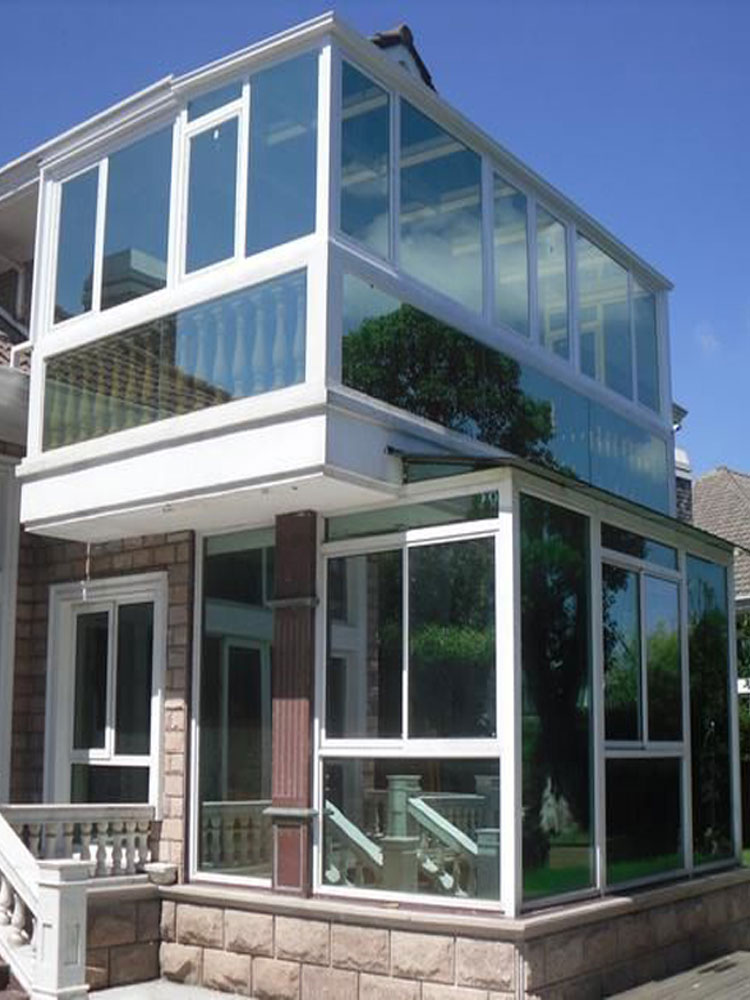 铝合金阳光房封阳台断桥铝门窗隔音别墅庭院子室外花园玻璃房定制