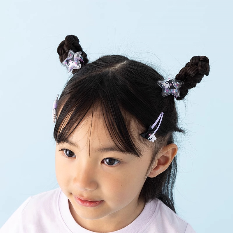 日本Sanrio三丽鸥卡通儿童女孩发饰头绳发圈美乐蒂库洛米玉桂狗凯