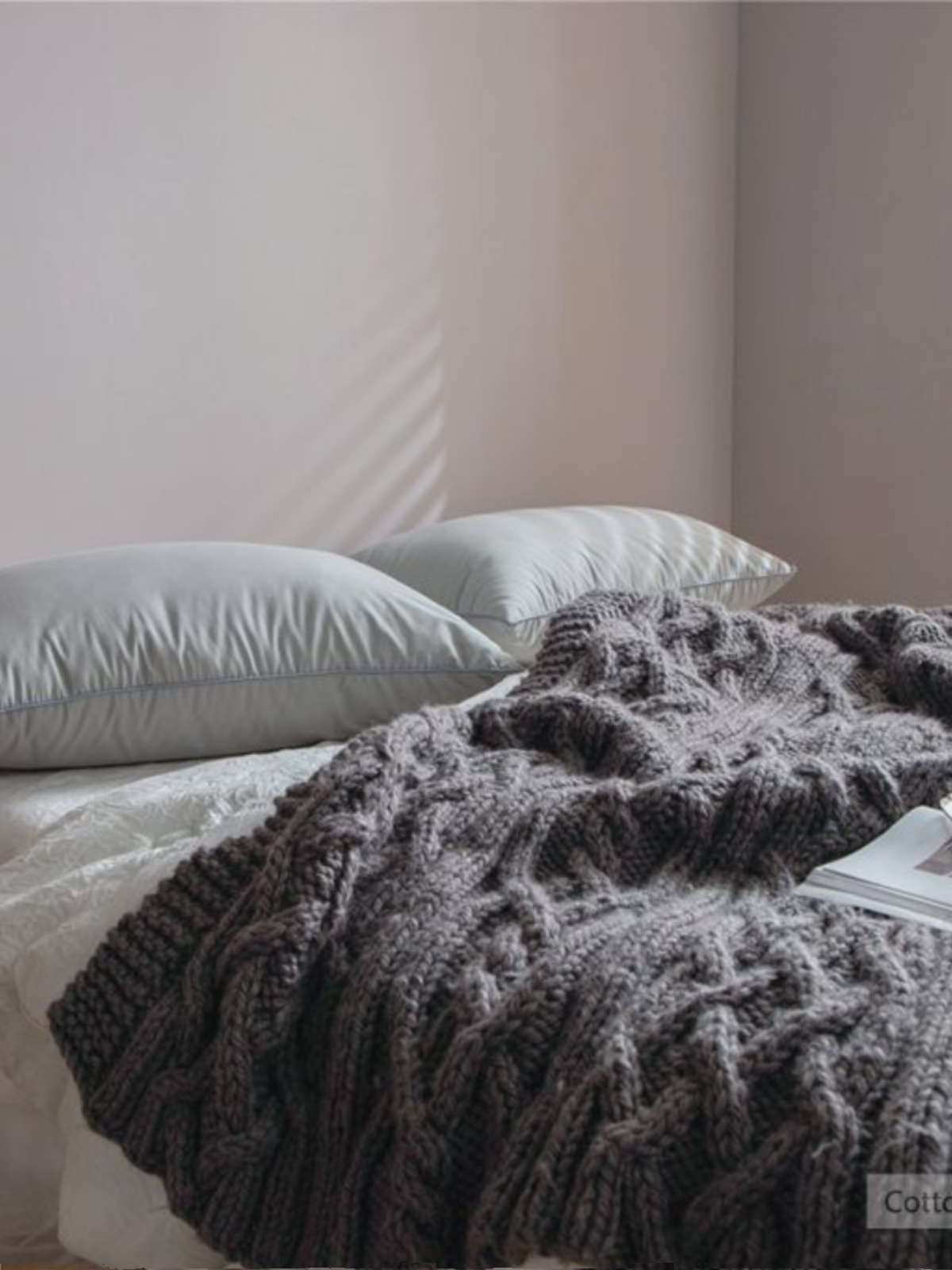 品床上用品居家专用粗毛线针织多用盖毯办公室单人休闲毯沙发午新