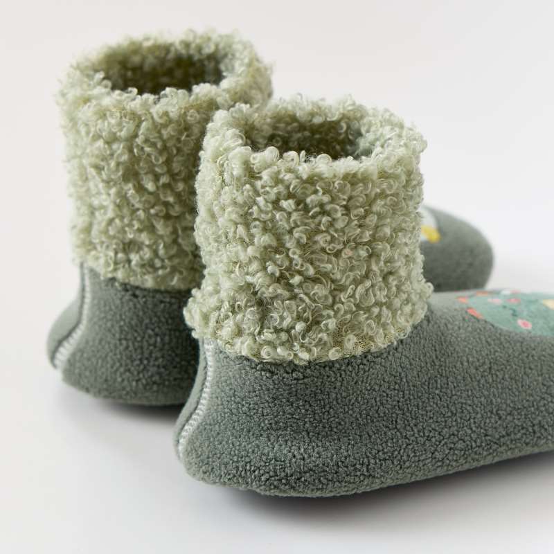 速发宝板袜冬季儿童中筒加厚保暖防滑鞋袜秋冬婴儿学步高筒袜套