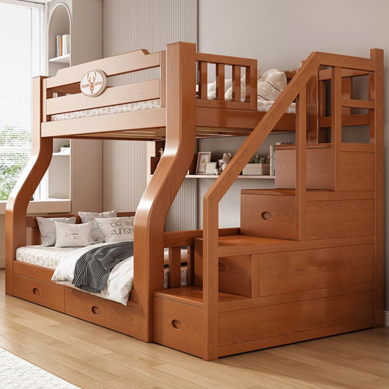 上下床双层床实木儿童床男孩女孩小户型高低床上下铺双人床子母床