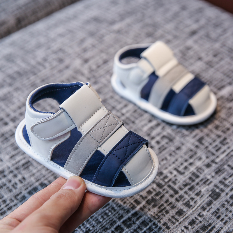 夏季新款凉鞋12个月的男女宝宝鞋婴儿鞋子幼儿学步鞋软底不掉防滑